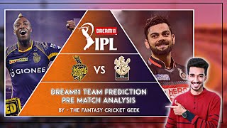 Dream11 IPL: KKR vs RCB Dream11 Team, Dream11 Prediction & analysis (EP:39) #Dream11 #KKRvRCB