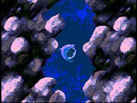 Let's Play Ecco the dolphin and the Tides of Time Part 2 Fins to feathers through Asterites Cave