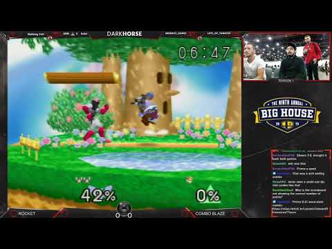 TBH9 - Rocket (Falcon) Vs. Combo Blaze (Link) Super Smash Bros. Division 1
