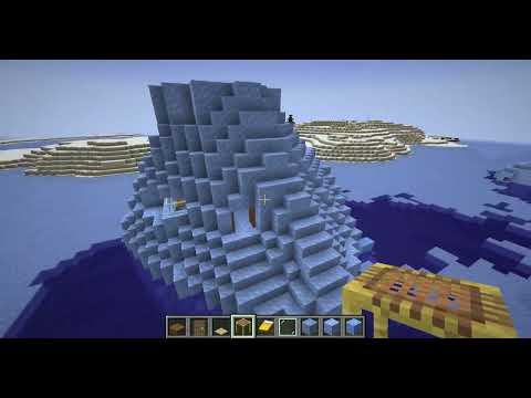 Unbelievable Iceberg Mansion Build - Minecraft Madness!