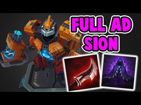 FULL AD SION TOP | INSANE DAMAGE LETHALITY IS STILL OP | League of Legends