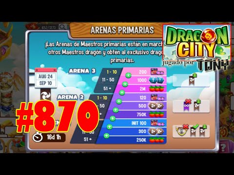 Dragon City "Capítulo 870 - Arenas de los Maestros del Primario" por Tony