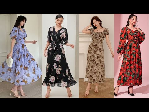 Elegant And Sophisticated Summer Dresses Trends 2026| Latest Floral Dresses & Outfits”