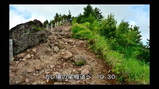 花の楽園：湯の丸高原地蔵峠～烏帽子岳散策
