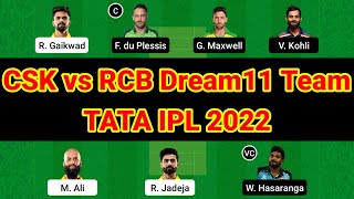 CSK vs BLR Dream11 Prediction. CSK vs BLR Dream11. CSK vs RCB Dream11 Team. CSK vs RCB Dream11.