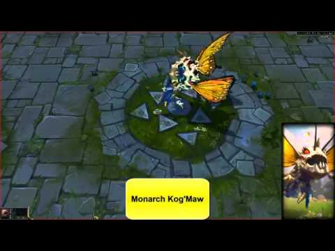All Kog'Maw Skins Spotlight - League of Legends Skin Review [HD]