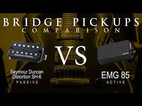 Seymour Duncan DISTORTION SH-6 vs EMG 85 - Bridge Pickup Guitar Tone Comparison Demo