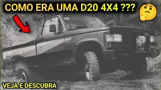 A Rara e desconhecida D20 4X4 com versões cabine simples e dupla