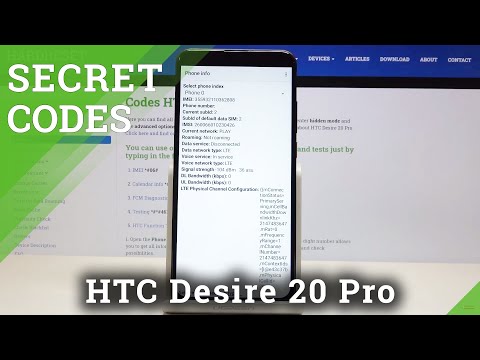 Codes on HTC Desire 20 Pro – Secret Codes / Hidden Options