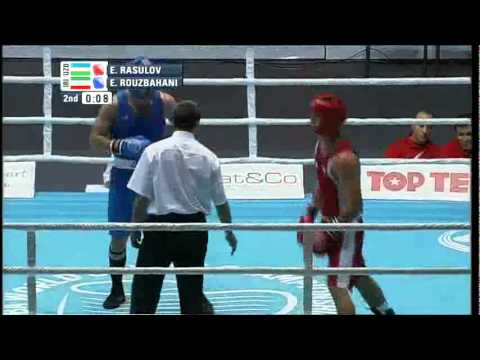 Light Heavy (81kg) QF - Rasulov Elshod (UZB) VS Rouzbahani Ehsan (IRI) - 2011 AIBA World Champs