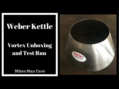 Vortex Unboxing and Test Run - Weber Kettle BBQ - Owens BBQ Vortex Video