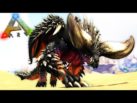 holy crap a NEW PUBLIC MONSTER HUNTER MOD in ARK (MONARK 7)