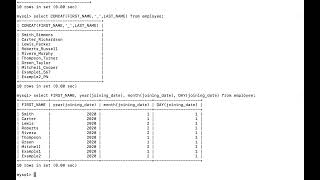 Basic Functions in MySQL – PART 3