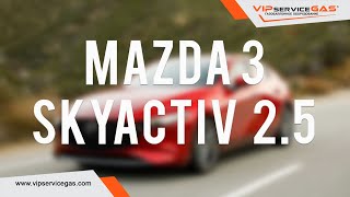 Гбо на Mazda 3 skyactiv 2.5 2014 и расход бензина 1л на 100км! Газ на Мазду Скайактив.