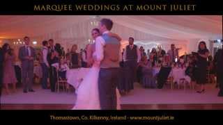 preview picture of video 'Marquee Weddings at Mount Juliet Estate'