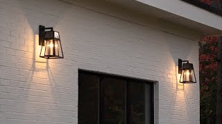 1_Watch A Video About the Aria Black Dust to Dawn Solar LED Wall Light
