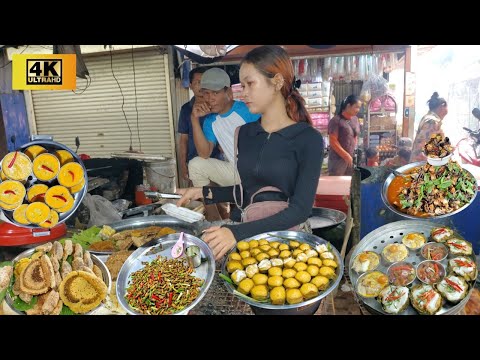 Amazing! Street food Tour @ Oudong Market