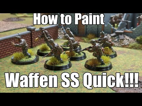 How to Paint Waffen SS Quick!!!