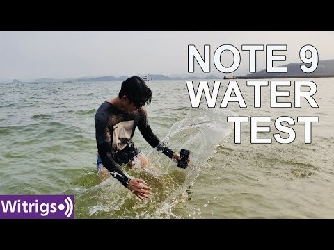 Samsung Note 9 Waterproof Test