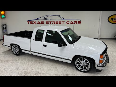 1997 Chevrolet C1500, OBS, belltech 5/6 drop, chrome 20” Us mags, V8, 63k miles, SOLD
