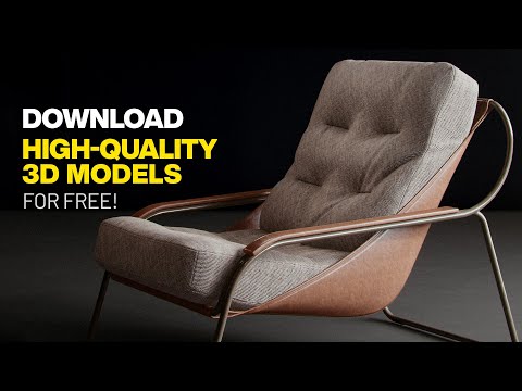 Download High-quality 3D Models for FREE! #Shorts
