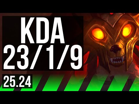 KINDRED vs BRIAR (JGL) | Good KDA: 23/1/9 | KR Master | 25.24