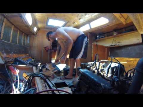 1978 Ericson 35 Mark II Interior Removal Time Lapse