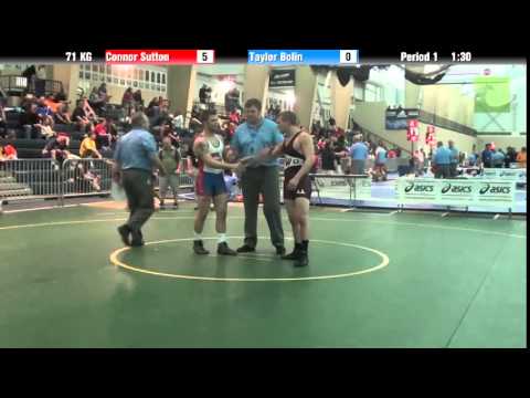 Greco 71 KG Connor Sutton vs. Taylor Bolin