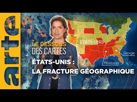 États-Unis : quelles fractures géographiques ? - Le dessous des cartes - L’essentiel | ARTE