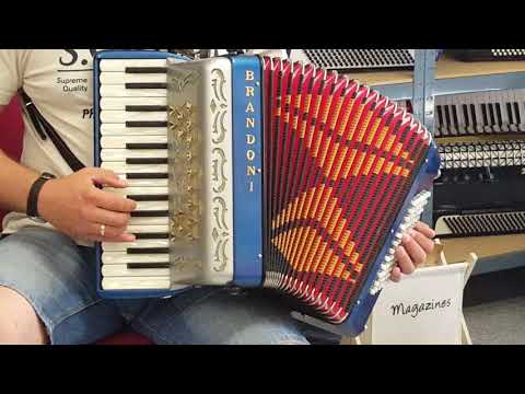 Klangprobe Akkordeon Brandoni Modell Piccolo 8'-8' flaches Tremolo