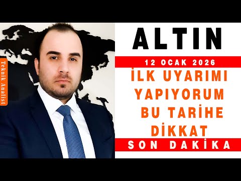 ALTIN ANALİZİ İLK UYARIMI YAPIYORUM BU TARİHE DİKKAT | ŞENOL KAAN | 12.01.2026