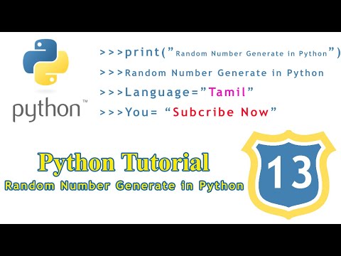Python Tutorial 13 Random Number Generate In Python M42 Tech