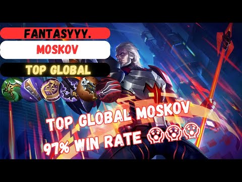 TOP GLOBAL MOSKOV NO. 1 DUNIA | WIN RATE 97% MMR 11.000 😱😱😱