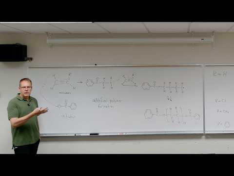 CHEM 335 Lecture 10-14-2026. Covers radical polymerization, conjugation and molecular orbitals.