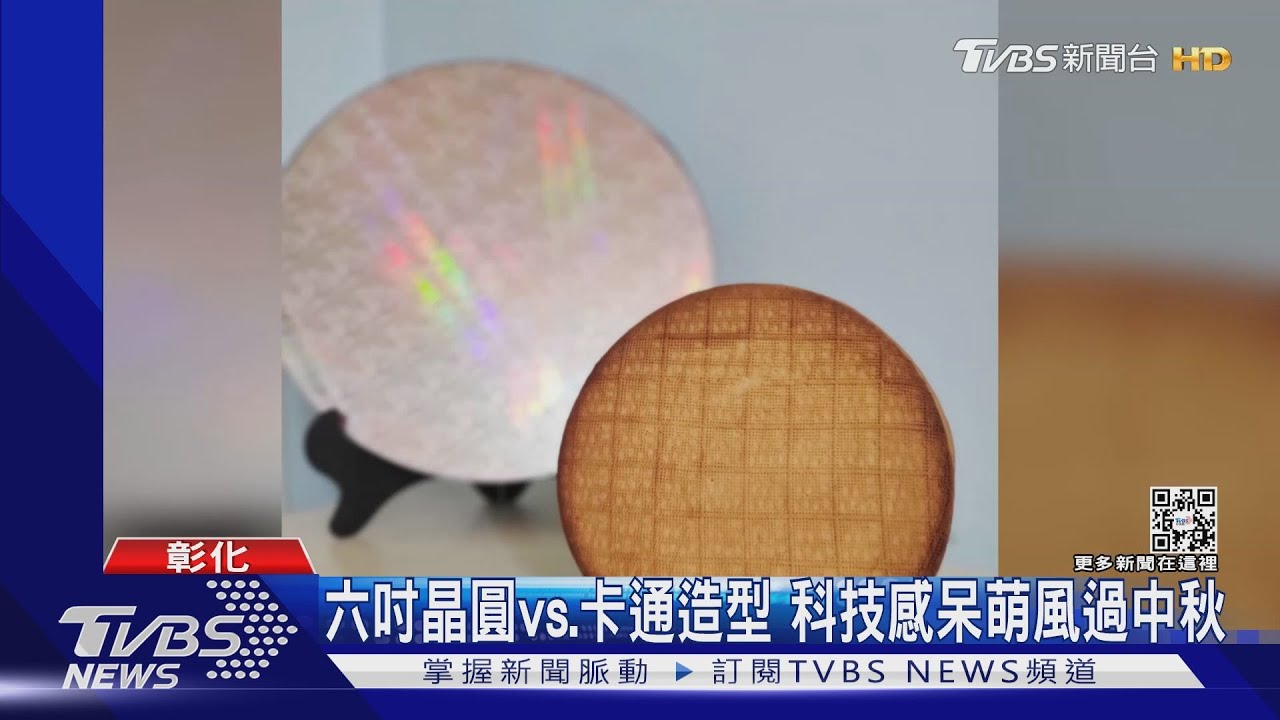 六吋晶圓vs.卡通造型 科技感呆萌風過中秋