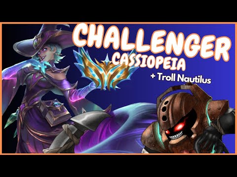 CHALLENGER ADC plays Cassiopeia Bot with a Griefing Nautilus... and still WINS