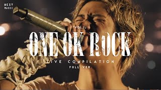 열도를 넘어 세계로｜ONE OK ROCK 라이브 모음 (full ver.) [가사해석]