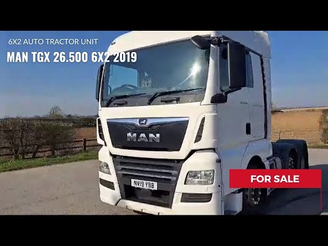 MAN TGX 26 500 Tractor Unit 6x2 Auto 2019 #uktrucks #mantrucks #man6x2 #mantgx #trucking #uktrucks