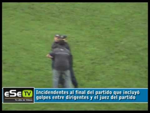 incidentes en el partido Santamarina 2 CAI 2