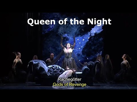 Queen of the Night [English and German subtitles] from Mozart's the Magic Flute