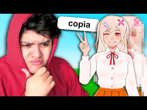 JUGUE la COPIA de LA COPIA de YANDERE!! (no lo jueguen xd)