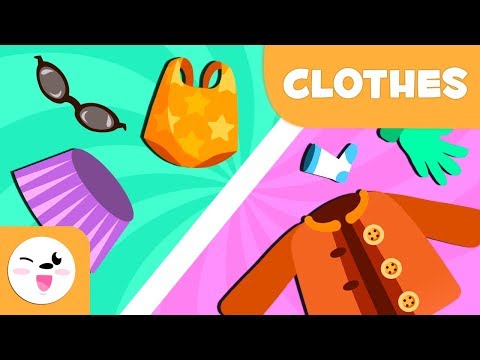Winter and summer clothes - Vocabulary for children