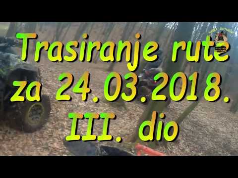 451.DEČKI ŽUTNICE - Trasiranje rute za 24.03. 2018. III dio