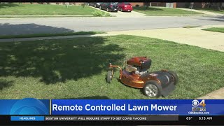 Man Creates Remote Controlled Lawn Mower