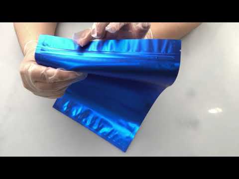 Blue Zip Lock Flat 