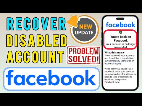 How to recover DISABLED Facebook account? Your Facebook has been disabled 2026
