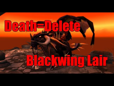 First Ever Hardcore (Death = Delete) Blackwing Lair! HC Elite | Rogue POV