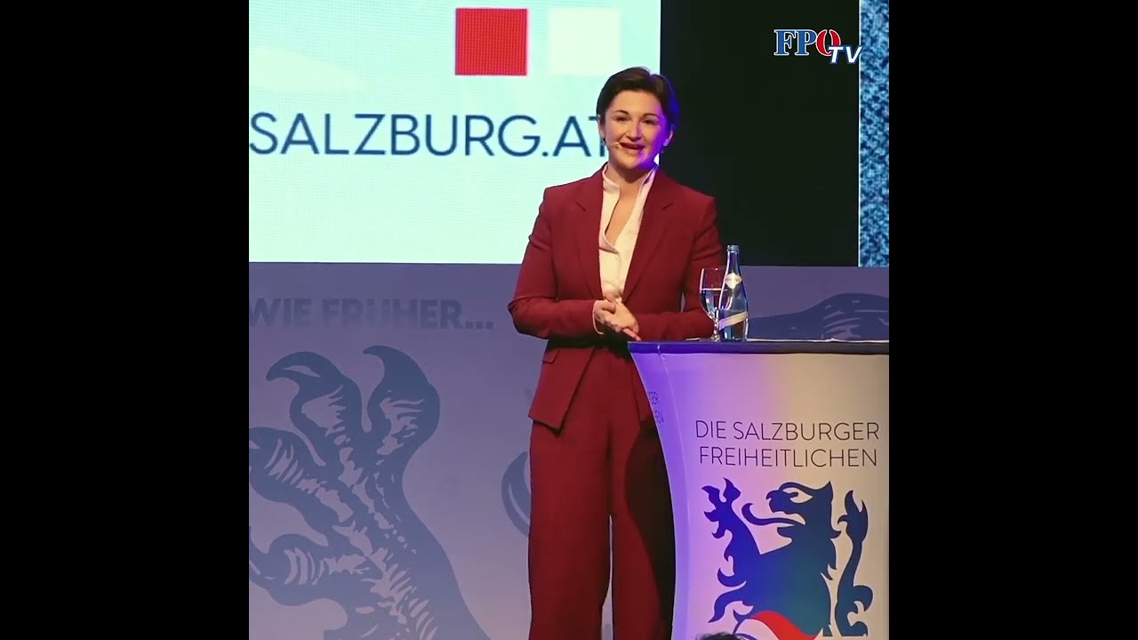 "Wie früher, nur besser" - die Rede von Marlene Svazek am Landesparteitag 2026 der FPÖ-Salzburg