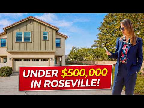 Roseville California Home Tour | UNDER $500,000 Price Tag