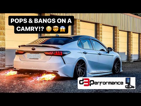 OMG Pops & Bangs on a TOYOTA CAMRY!? D3 Performance Tune 2018-24 2.5L ONLY